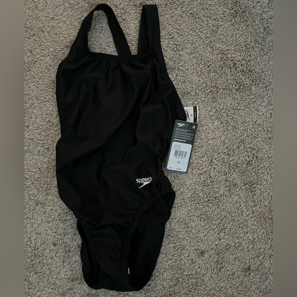 NWT Speedo Athletic One Piece Swimsuit - Picture 4 of 4